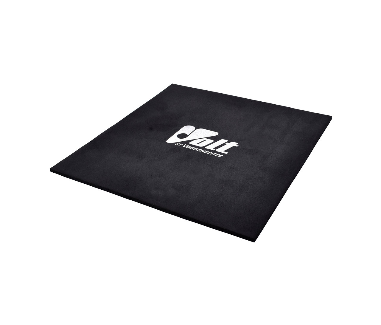 Ein schwarzes Voggenreiter VOLT Cool Cajon »Jamaica Rum« liegt auf einem weißen Hintergrund.