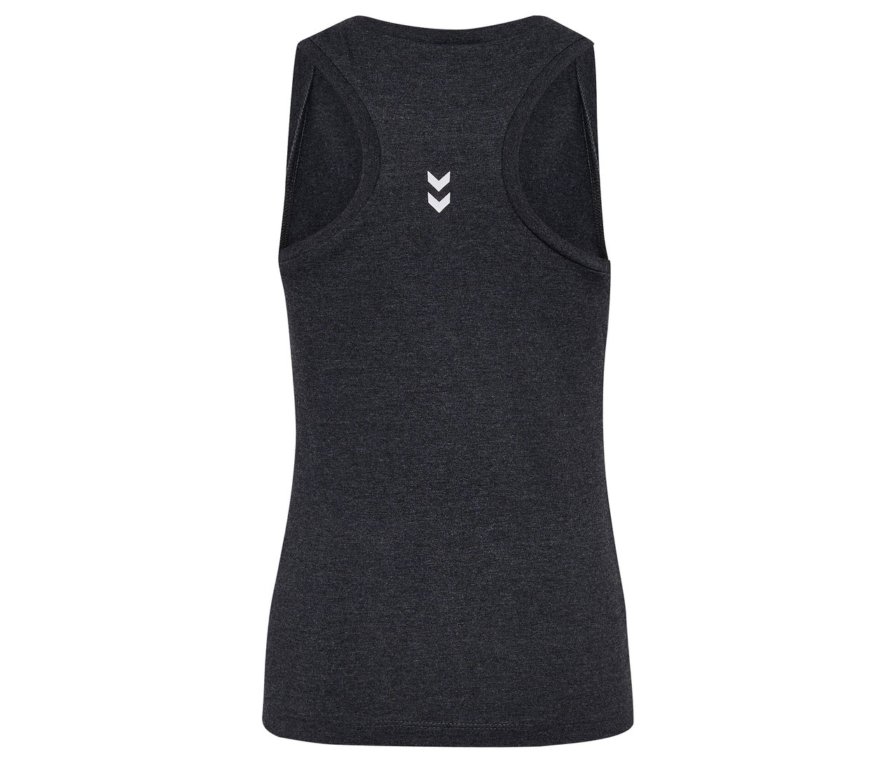 Dunkelgraues HUMMEL HMLJR Top von hinten.