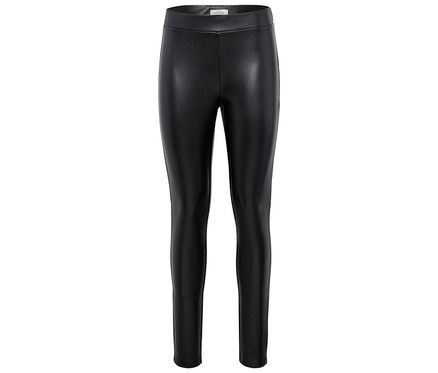 Leggings in Lederoptik