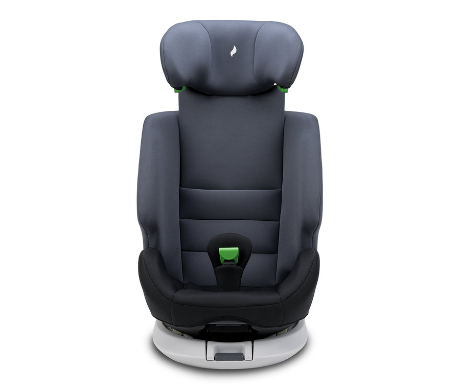 Grauer und schwarzer Osann Kinder-Autositz »Four maxi«.