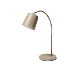 Lampenschirm und Gestell cremefarben<br>Kabel weiß
