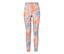 Orange-blauer Batik-Print
