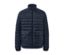 Marineblaue Steppjacke.