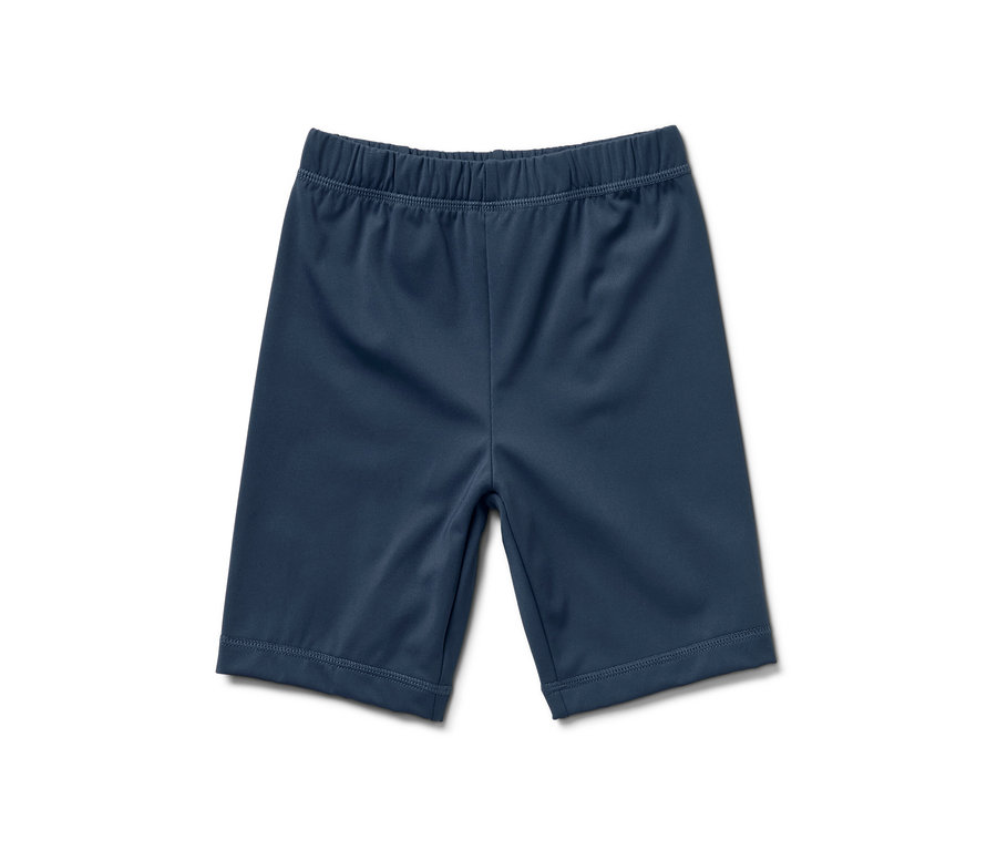 Blaue Kinder-Schwimmradler mit UV-Schutzfaktor 80.