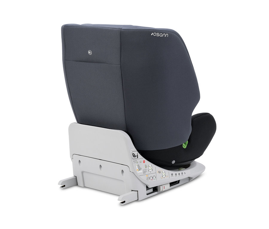 Grauer Osann Kinder-Autositz »Four maxi« von hinten.