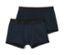 Zwei blaue Slipboxer mit schwarzem Bund.