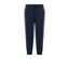 Eine marineblaue 3/4-Jerseyhose.