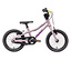 Das PUKY Fahrrad LS-PRO 14 in Pearl Pink steht seitlich. Das Kinderfahrrad hat schwarze Reifen und einen schwarzen Sattel.