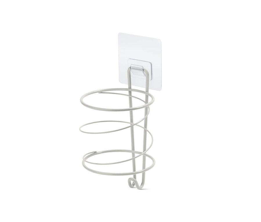 Ein Haartrockner-Halter.