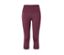 Pflaumenfarbene 3/4-Sporttight.