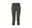 Olive 3/4-Sporttight vor weißem Hintergrund.