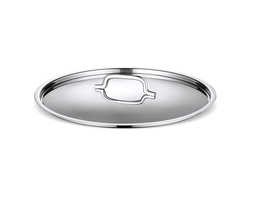Deckel des XL-Edelstahl-Topfs.