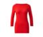 Rotes Shirt mit 3/4-Arm.