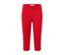 Eine rote 3/4-Stretchhose.