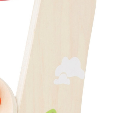 small foot Lauflernwagen »Blumenwiese« aus Holz mit Xylophon und Motorikelementen.