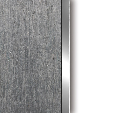 Detailaufnahme eines grauen KM Meeth Zaun-Sets.