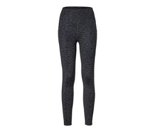 Grau-schwarzer Leo-Alloverprint