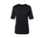 Schwarzes Halbarmshirt.