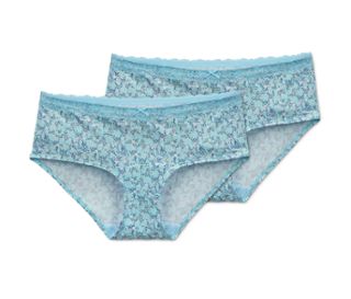 Türkis mit floralem Alloverprint