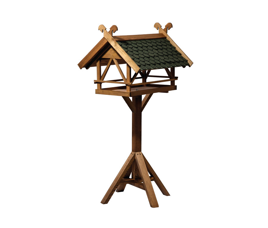 Dobar-Vogelhaus »Westfalen« aus Holz mit grünem Dach.