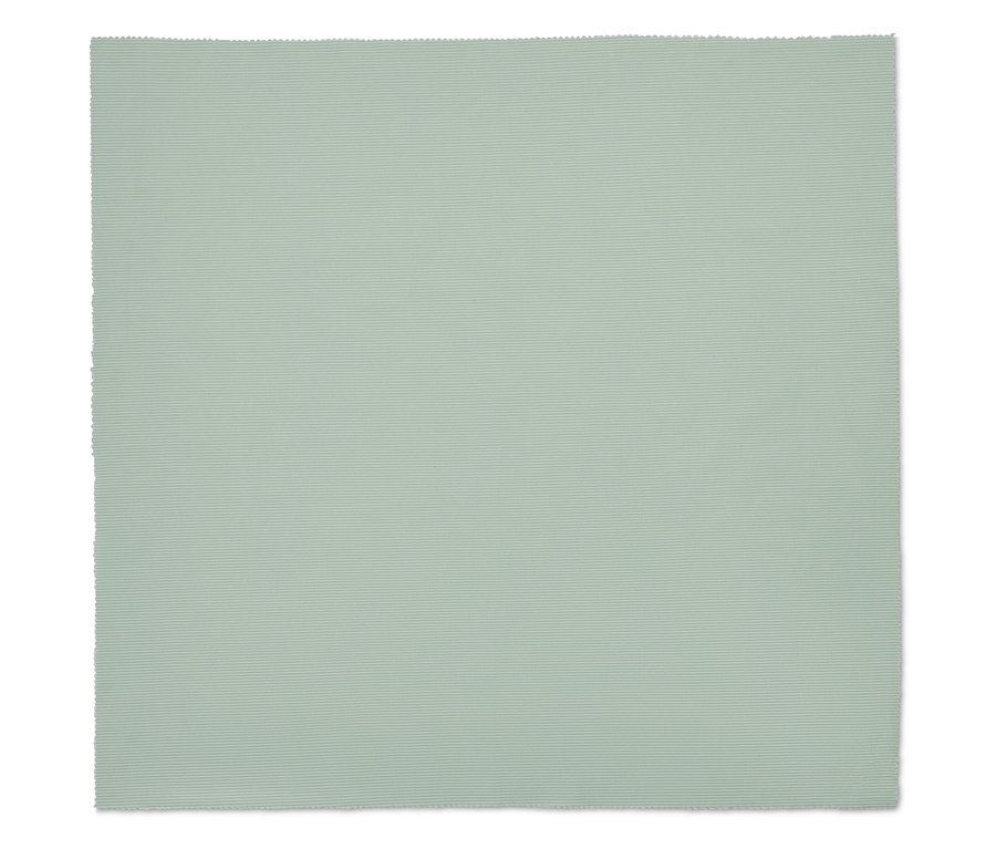 Hellgrüner Stoff aus einem 5-teiligen Stoff-Set mit horizontaler Linienstruktur.