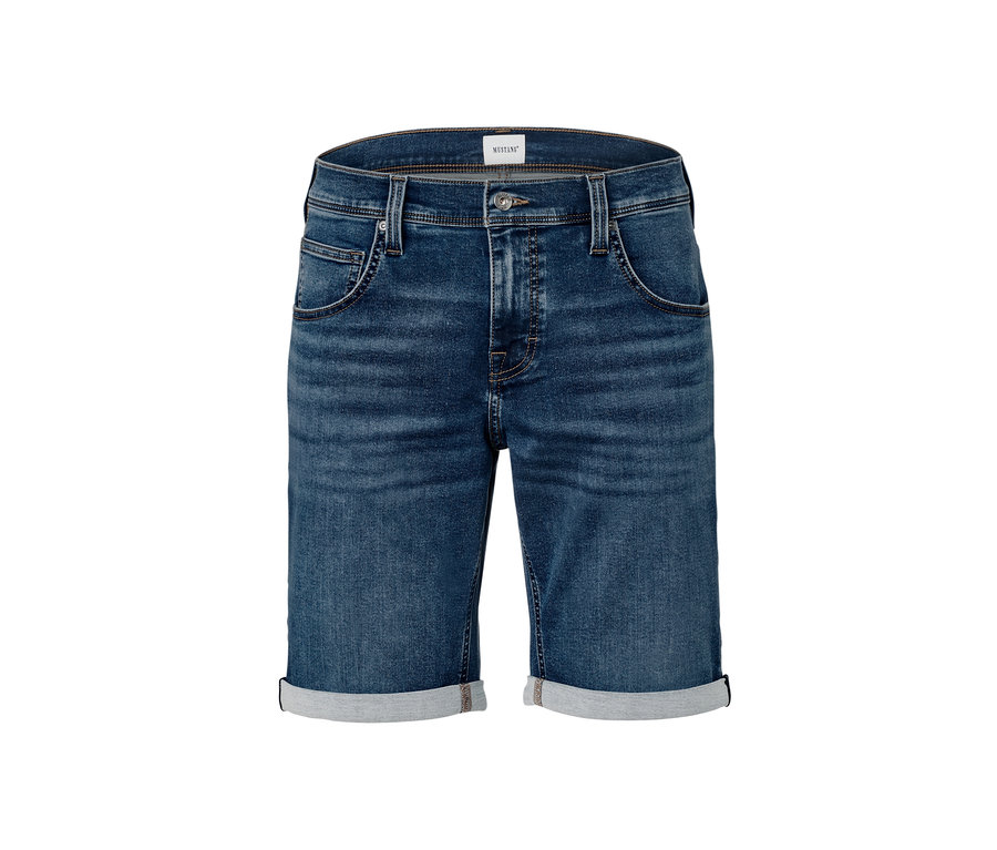 Dunkelblaue Jeans-Shorts »Mustang«.