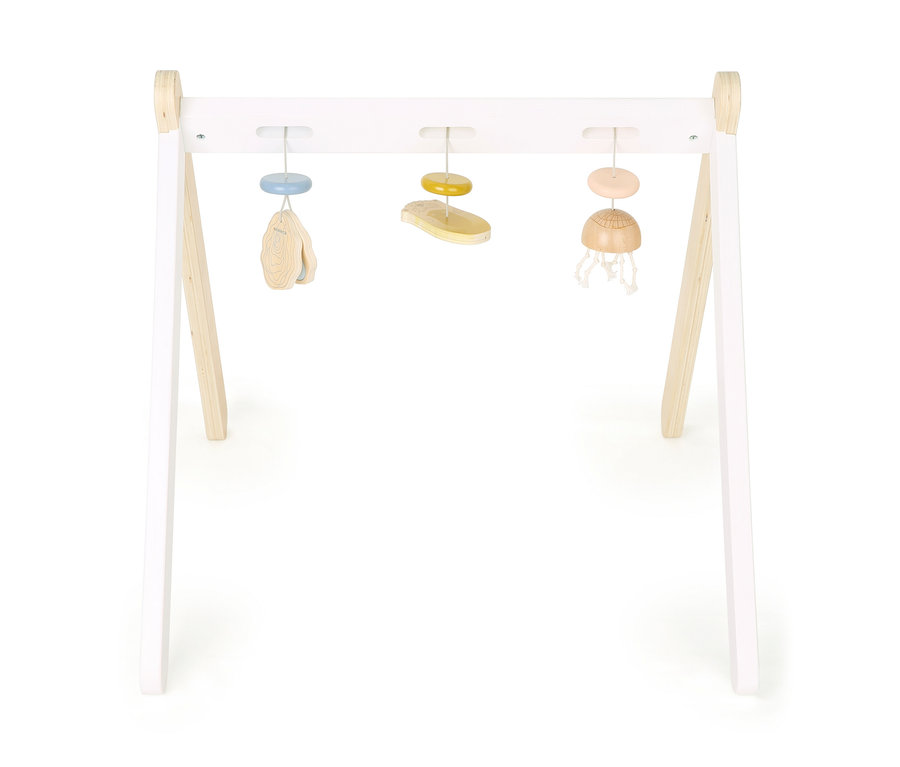 small foot Baby-Spielbogen »Seaside« mit Holzanhängern.