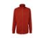 Rote Funktionsjacke mit Reißverschluss in der Mitte.