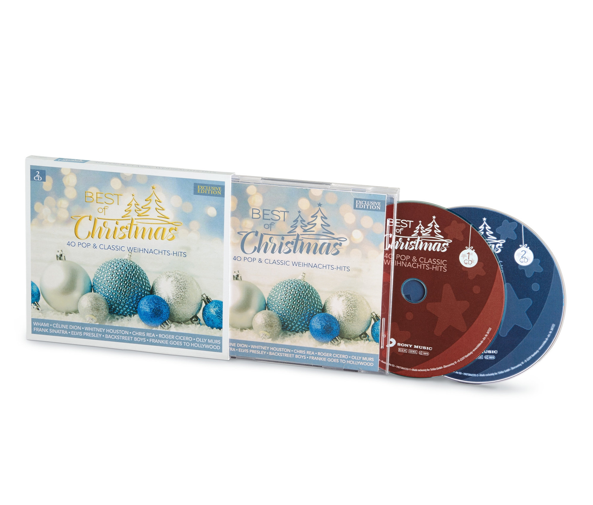 Zwei CDs »Best of Christmas 2018«.