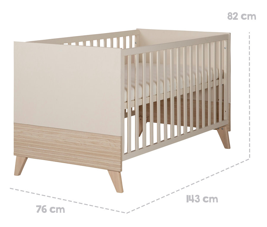 roba Babybett »Sidney«, 70 x 140 cm, Kaschmir.