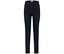 Dunkelblaue High-Waist Jeans.