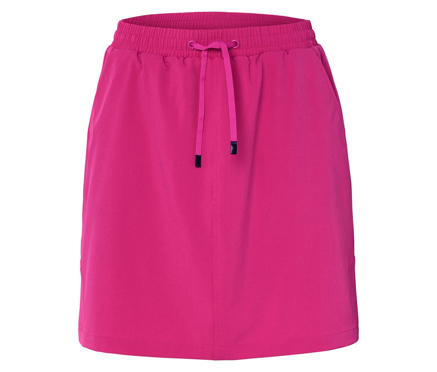 Pinkfarbener Rock mit Kordelzug.
