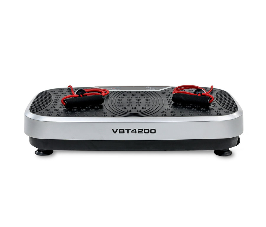 Christopeit Vibrationstrainer »Vibro VBT 4200« mit roten Bändern.