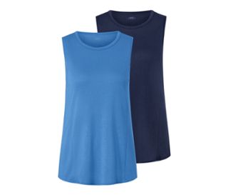 1x himmelblau, 1x dunkelblau