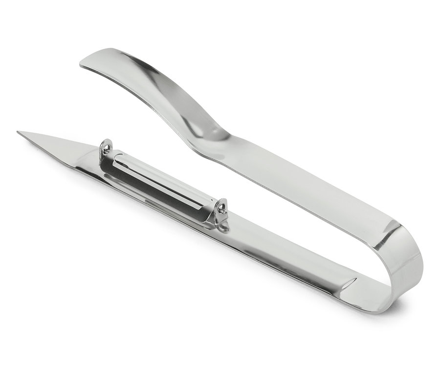 Gemüseschäler aus Edelstahl.