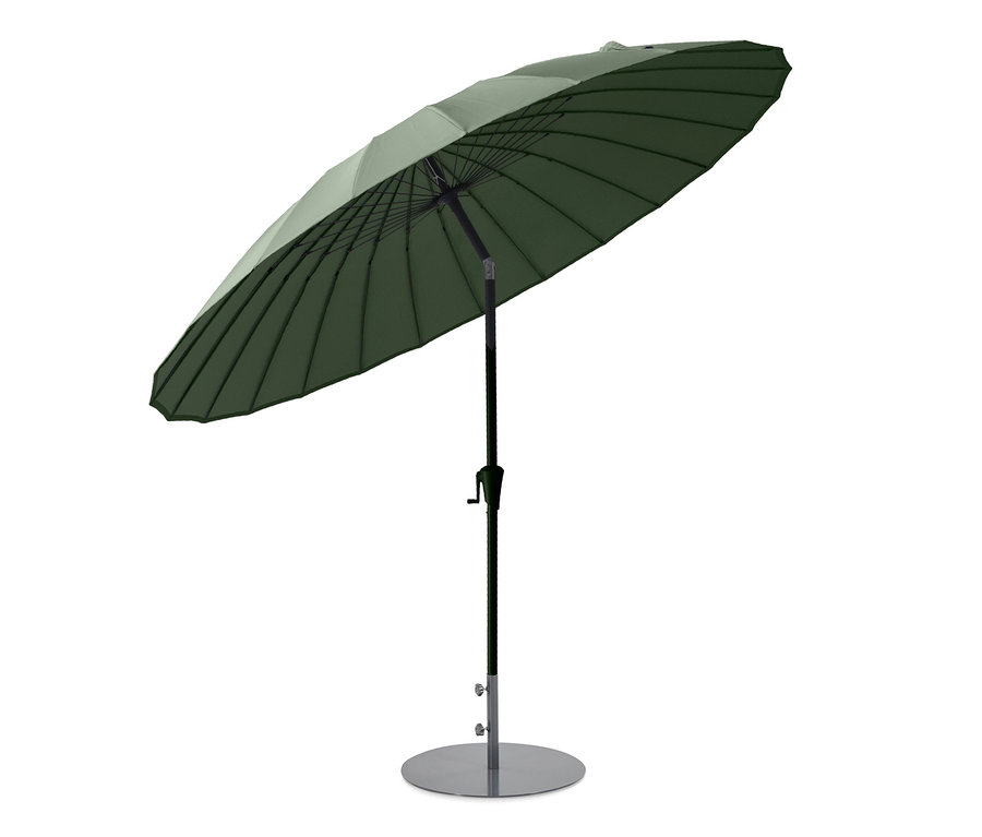 Leco Shanghai Sonnenschirm, Ø 270 cm, grün.