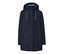 Dunkelblau. Innenjacke hellblau