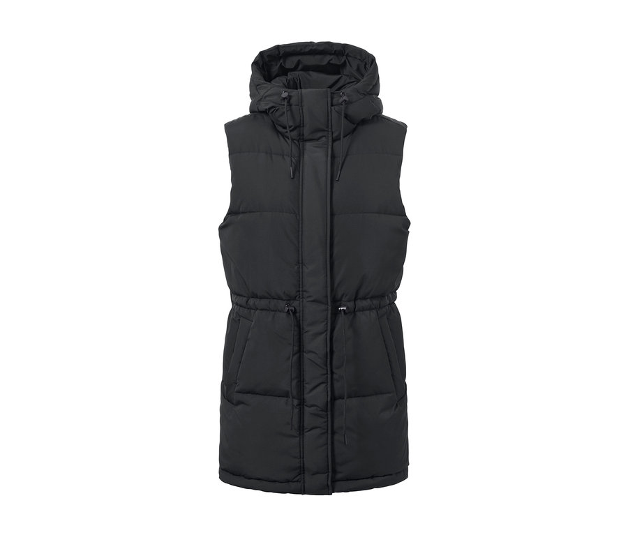 Kapuzen-Stepp-Weste.