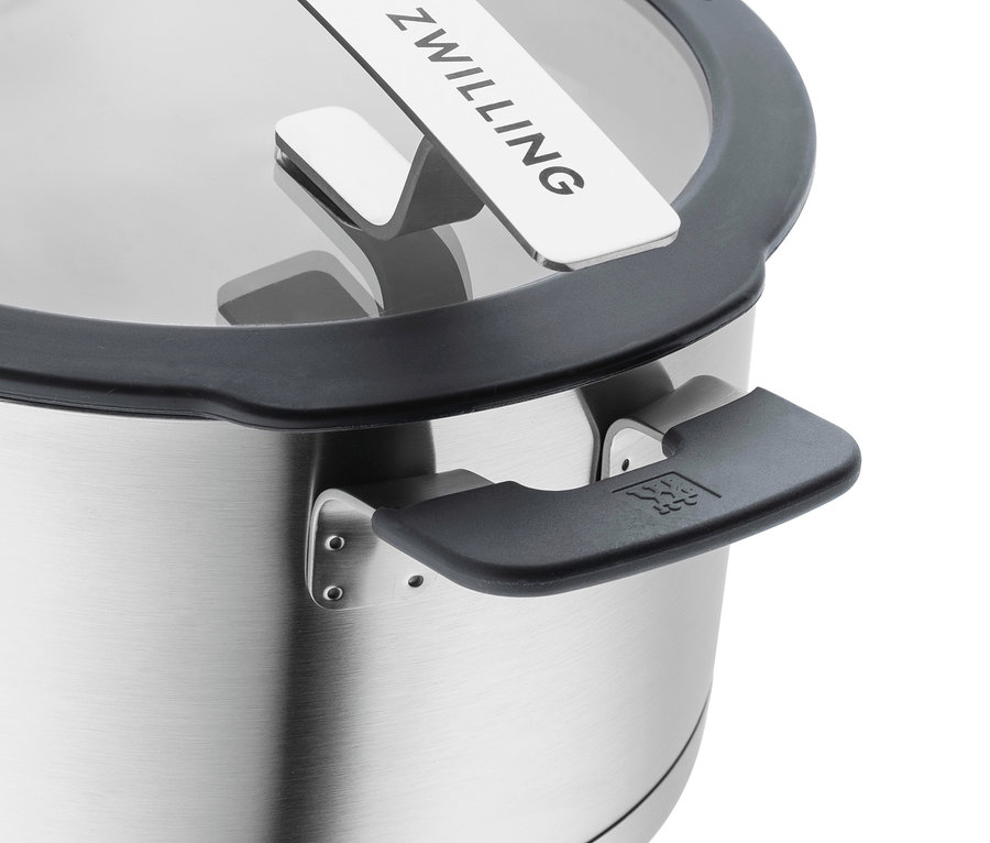 Detailansicht eines ZWILLING Kochtopfsets »Simplify«, 4-teilig mit Glasdeckel.