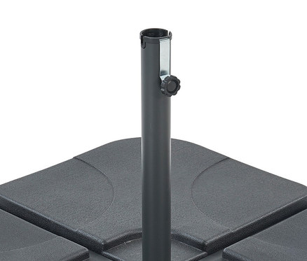 Leco Stahl-Kreuzständer, ca. 100 x 100 cm.