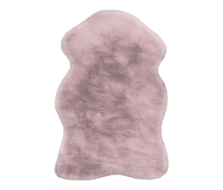 Rosa Kayoom Deko-Kunstfell »Rabbit Sheepskin 200« auf weißem Hintergrund.