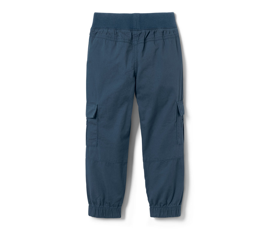 Blaue Kleinkinder-Schlupfhose.