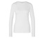 Weißes Langarmshirt.