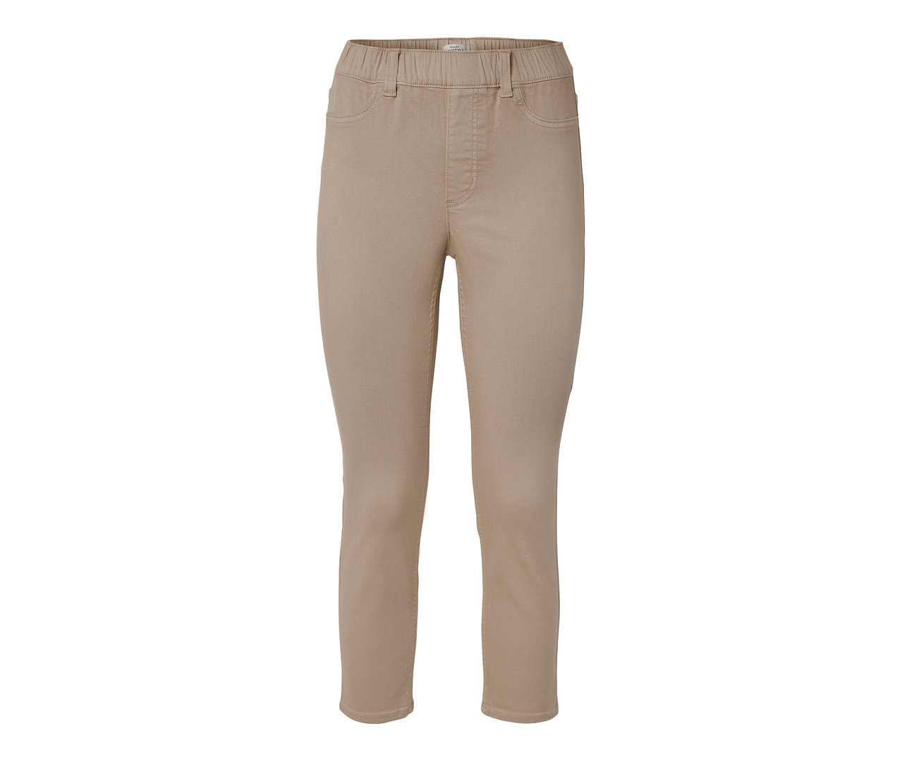 Beige 7/8-Treggings.