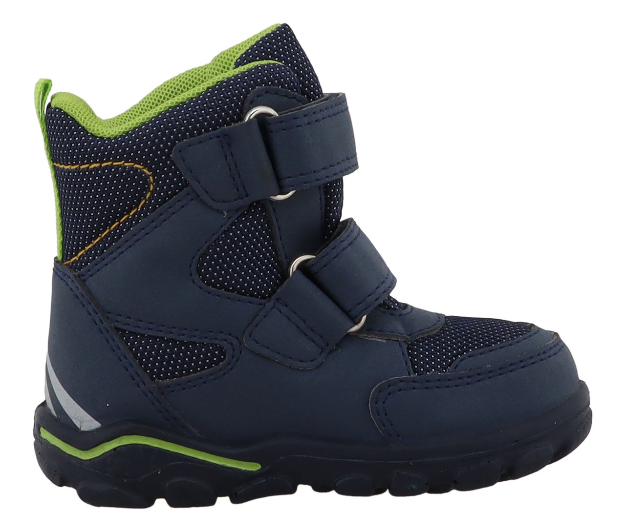 Blauer LURCHI »Kojo-TEX« Winterstiefel mit doppeltem Klettverschluss.