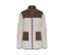Beige mit braunen Fleece-Applikationen