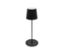 LED-Akku-Outdoor-Tischleuchte, schwarz - schwarz