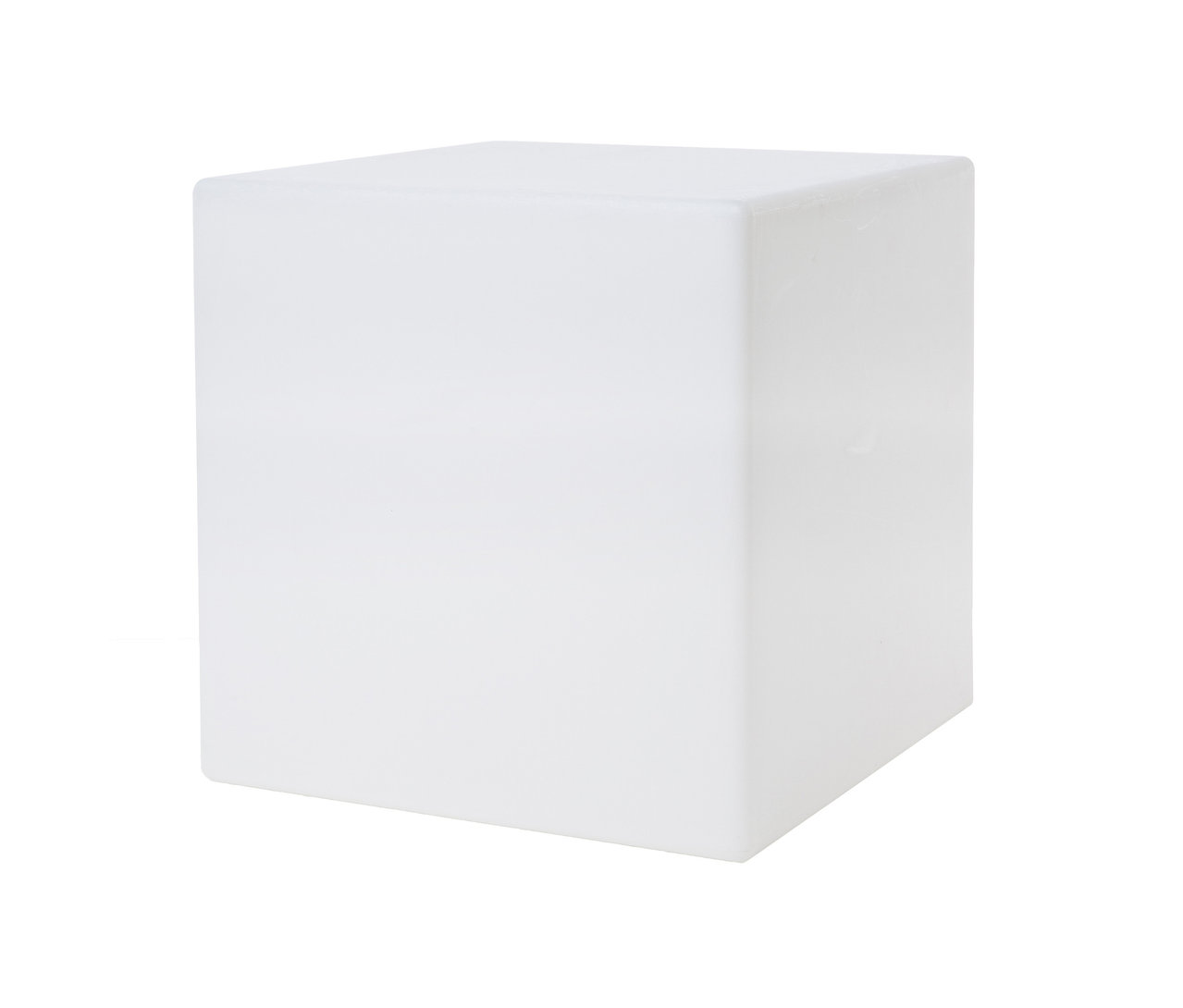 Ein 8 seasons design LED-Leuchtwürfel, 43 cm, ist zu sehen.