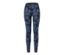 Schwarze und marineblaue Wende-Sporttight.