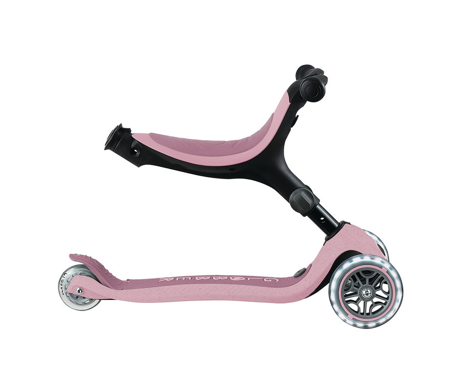 Nahaufnahme eines GLOBBER 3in1 Rollers »GO-UP Active Lights Eco«, Beere.